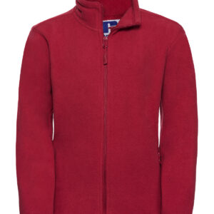 Kids full-zip outdoor fleece - Classic Red, 3/4 Yrs