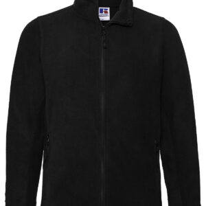 Full-zip outdoor fleece - Black, XS