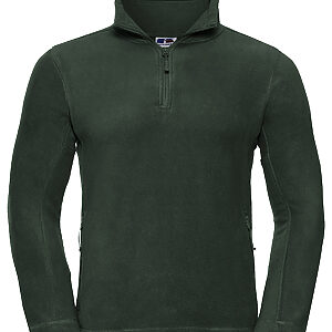 ¼-zip outdoor fleece - Bottle* Green, XS