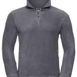 ¼-zip outdoor fleece - Convoy Grey, XS