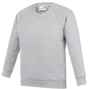 Kids Academy raglan sweatshirt - Academy Grey, 3/4 Yrs