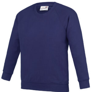 Kids Academy raglan sweatshirt - Academy Purple, 3/4 Yrs