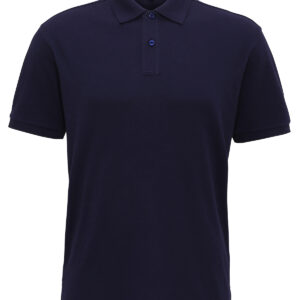 Men's super smooth knit polo - Navy, S