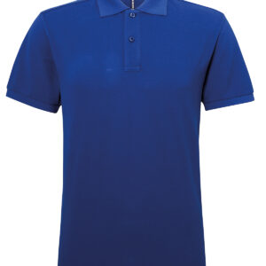 Men’s polycotton blend polo - Royal, S