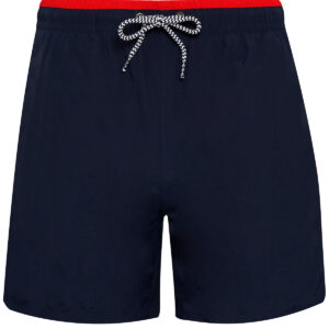 Swim shorts - Navy/Red, S