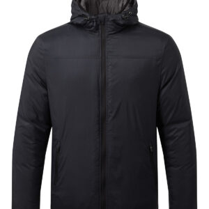 Men's padded wind jacket - Navy/Charcoal, S