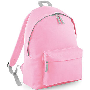 Junior fashion backpack - Classic Pink/Light Grey, One size