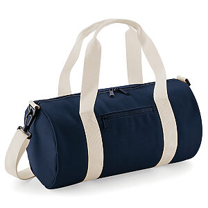 Mini barrel bag - French Navy/Off White, One size