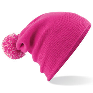 Junior snowstar® beanie - Fuchsia/Off White, One size