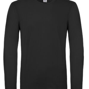 B&C #E150 long sleeve - Black, S