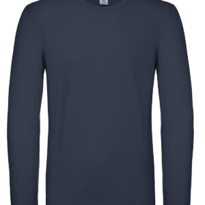 B&C #E150 long sleeve - Navy, S
