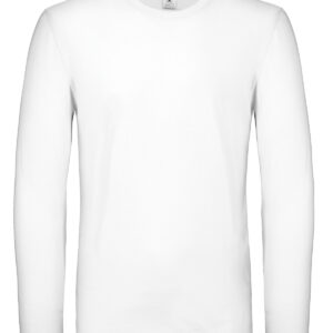B&C #E150 long sleeve - White, S