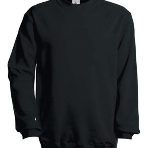 B&C Set-in sweatshirt - Black, S