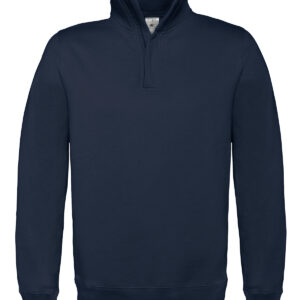 B&C ID.004 ¼ zip sweatshirt - Navy, S