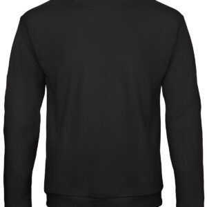 B&C ID.202 50/50 sweatshirt - Black, XS