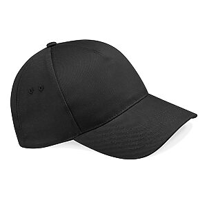 Ultimate 5-panel cap - Black, One size