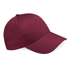 Ultimate 5-panel cap - Burgundy, One size