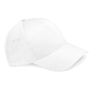 Ultimate 5-panel cap - White, One size
