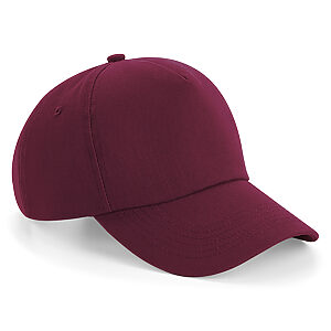 Authentic 5-panel cap - Burgundy, One size