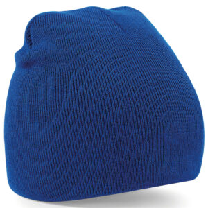 Two-tone pull-on beanie - Bright Royal, One size
