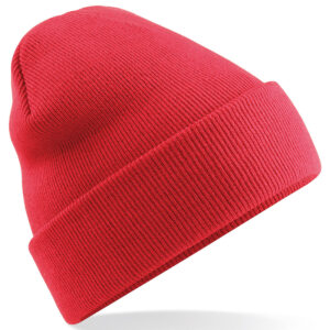 Original cuffed beanie - Coral, One size