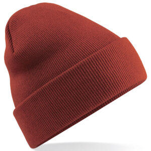Original cuffed beanie - Rust, One size