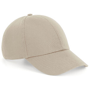 Organic cotton 6-panel cap - Sand, One size