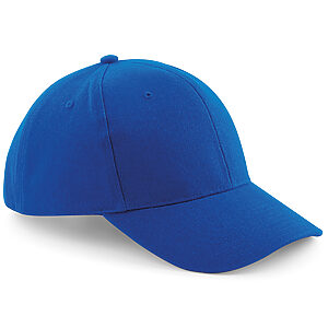 Pro-style heavy brushed cotton cap - Bright Royal, One size