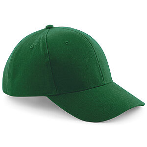 Pro-style heavy brushed cotton cap - Forest Green, One size