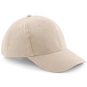 Pro-style heavy brushed cotton cap - Stone, One size
