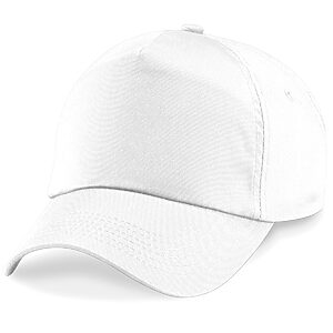 Junior original 5-panel cap - White, One size