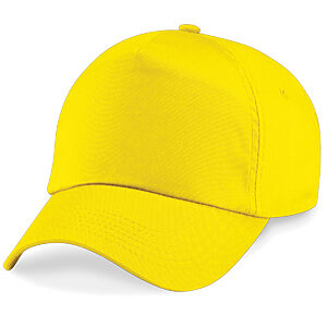 Junior original 5-panel cap - Yellow, One size