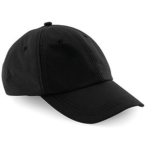 Outdoor 6-panel cap - Black, One size