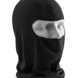 Microfibre balaclava - Black, One size