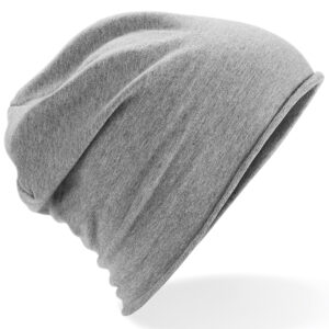 Jersey beanie - Heather Grey, One size