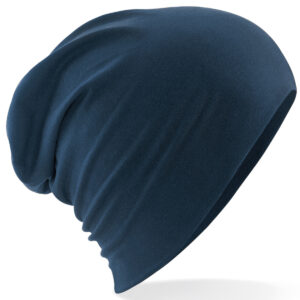 Hemsedal cotton slouch beanie - French Navy, One size