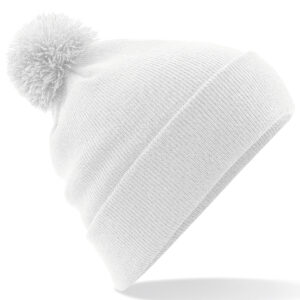 Original pom pom beanie - White, One size