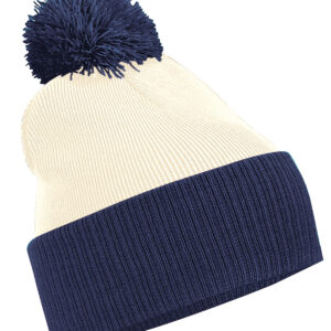 Snowstar® two-tone beanie - Off White/French Navy, One size