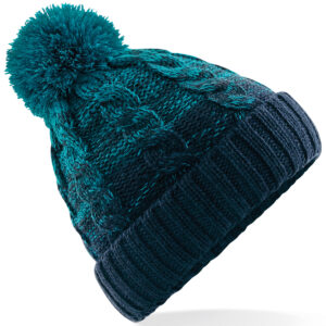 Ombré beanie - Teal/French Navy, One size