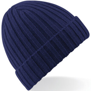 Chunky ribbed beanie - Oxford Navy, One size
