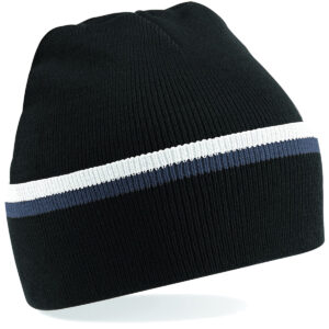 Teamwear beanie - Black/Graphite Grey/White, One size