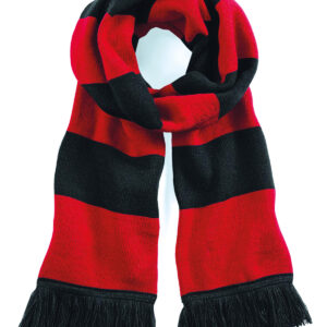Stadium scarf - Black/Classic Red, One size