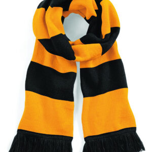 Stadium scarf - Black/Gold, One size
