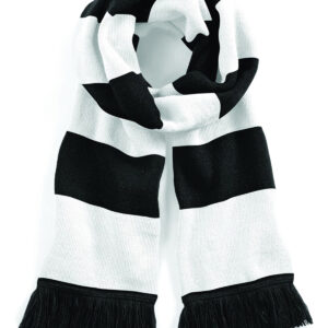 Stadium scarf - Black White, One size