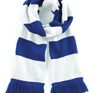 Stadium scarf - Bright Royal/White, One size