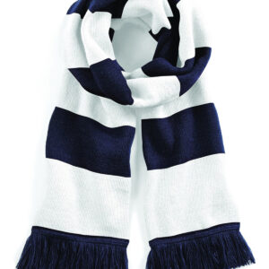 Stadium scarf - French Navy/White, One size