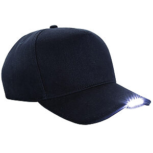 LED light cap - Black, One size