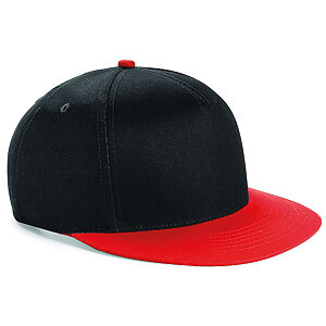 Youth snapback - Black/Bright Red, One size