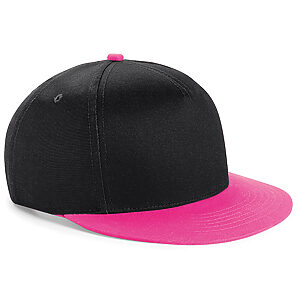 Youth snapback - Black/Fuchsia, One size