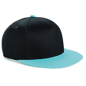 Youth snapback - Black/Surf Blue, One size